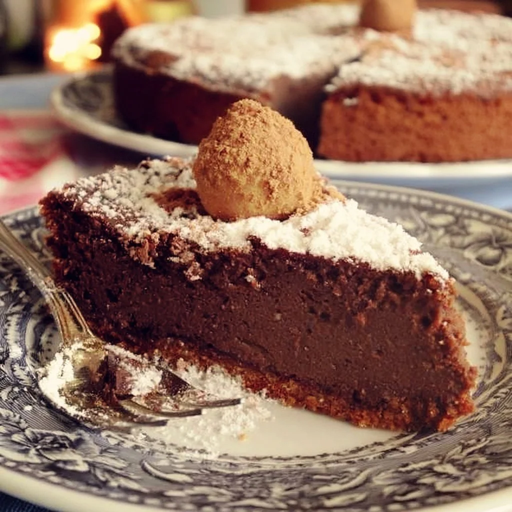 Crescionda di Spoleto, dolce tradizionale umbro con cioccolato e mandorle