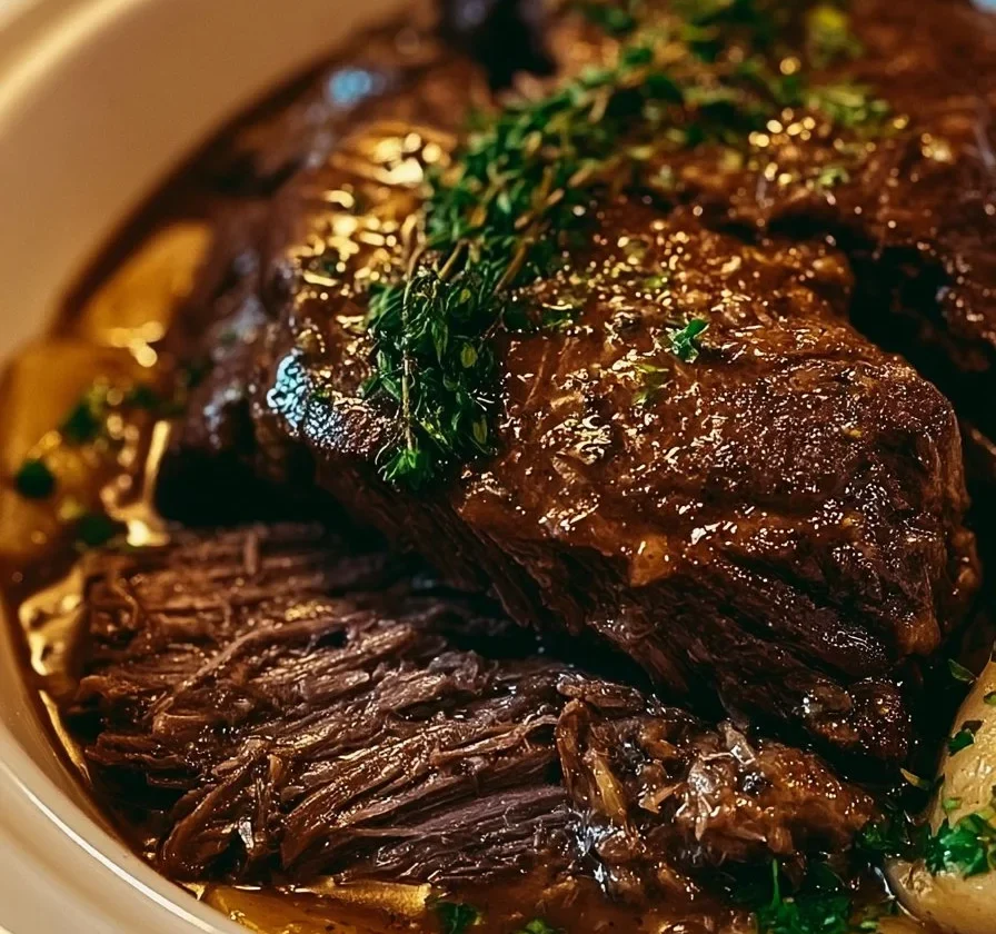 Ricetta di Arrosto Mississippi cucinato lentamente per un sapore ricco.
