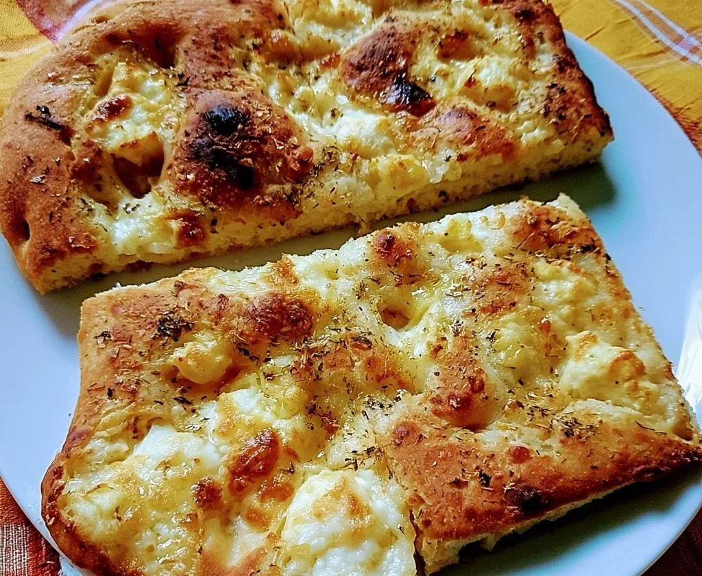 Focaccia al Formaggio fresca e soffice, un delizioso piatto ligure