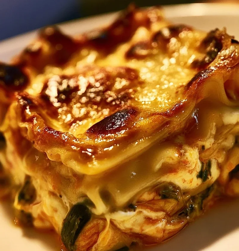 Lasagna di verdure con melanzane, zucchine e pomodoro fresco