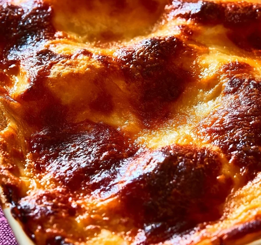 Melanzane alla Parmigiana, un piatto tradizionale italiano di melanzane e formaggio.