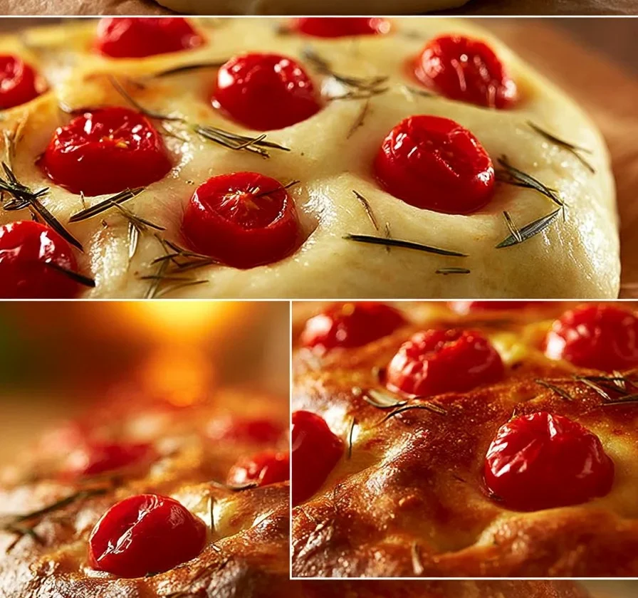 Mini Focaccia Senza Impasto da servire come stuzzichino