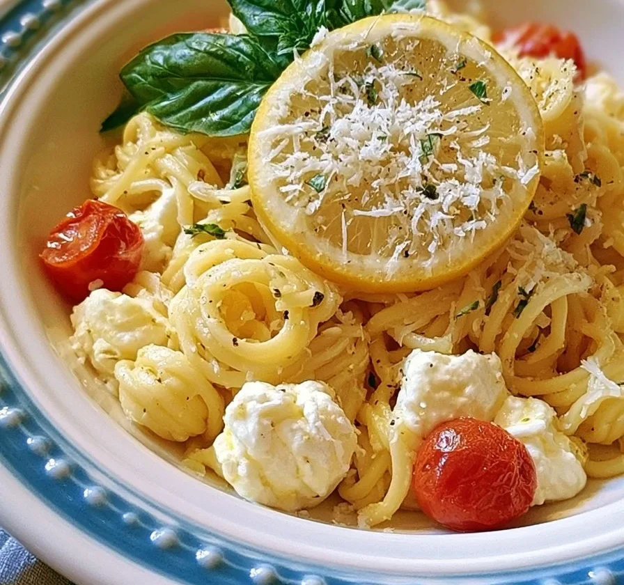 Pasta al Limone e Ricotta preparata in un'unica pentola