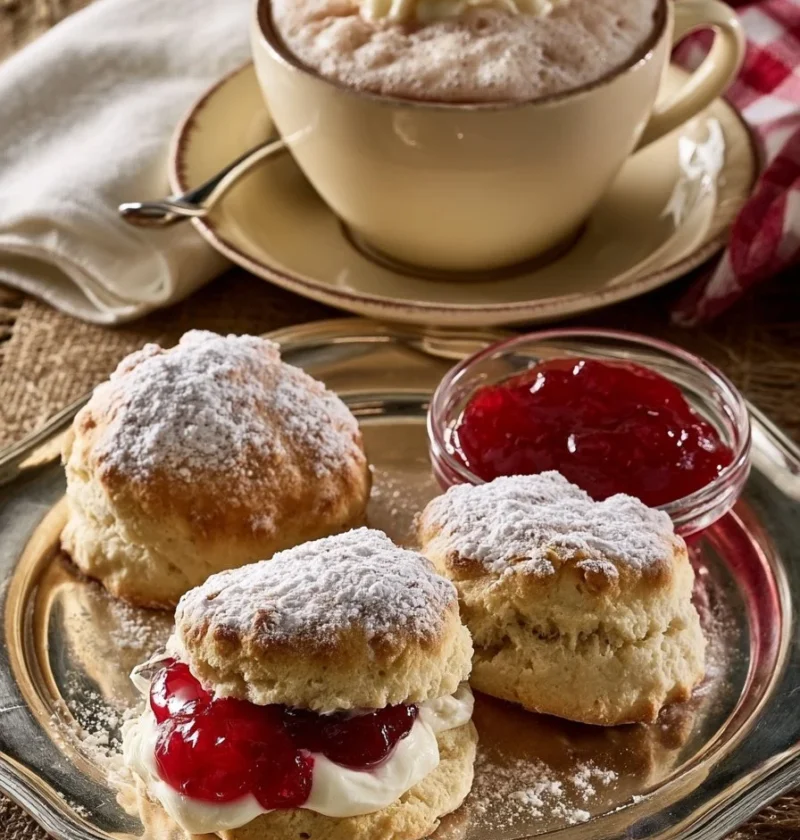 Pausa caffè con biscotti e tè per un momento di relax