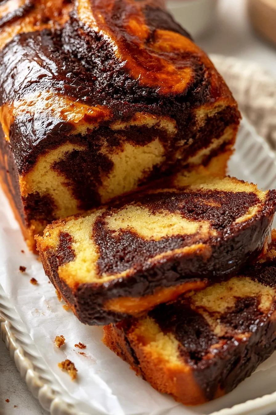 Plumcake Bicolore allo Yogurt