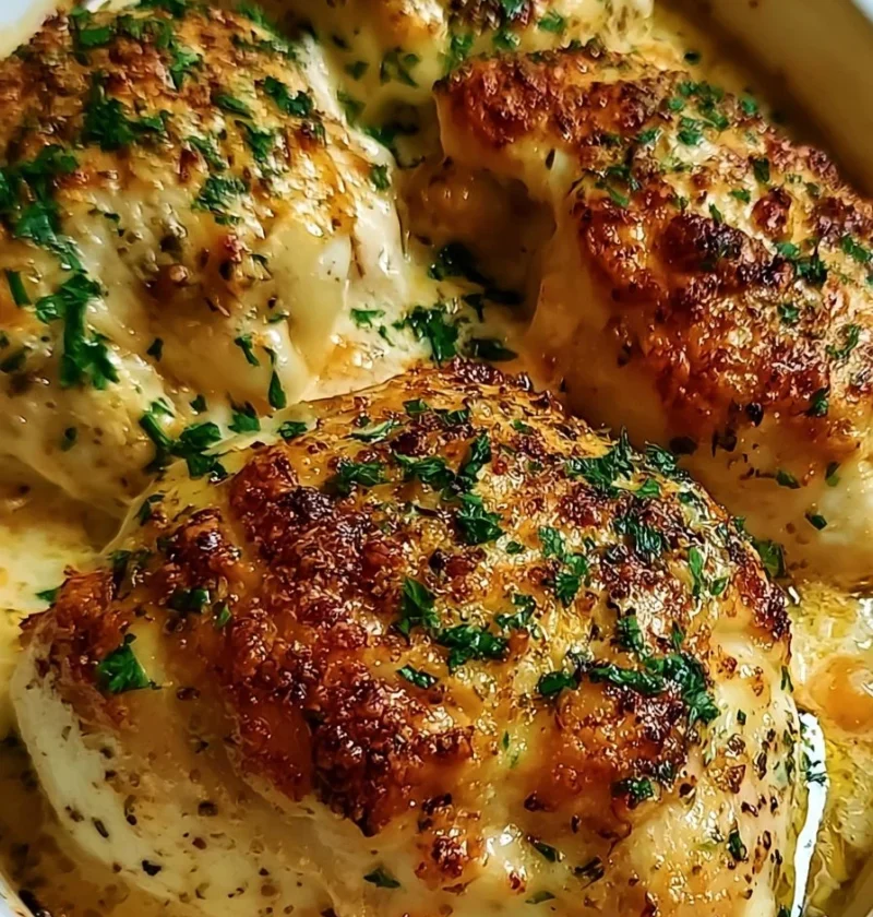 Pollo al forno succulento che si scioglie in bocca