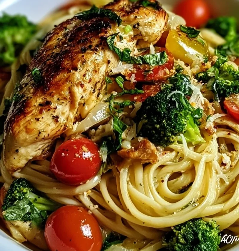 Pollo Primavera con verdure fresche e gustose