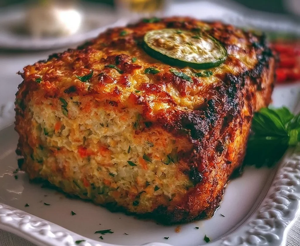 Polpettone di verdure colorato e gustoso, ideale per un pasto sano.