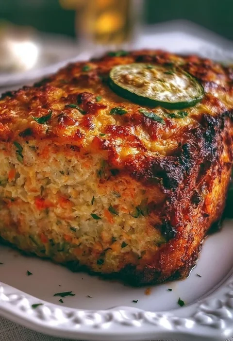 Polpettone di verdure colorato e gustoso, ideale per un pasto sano.