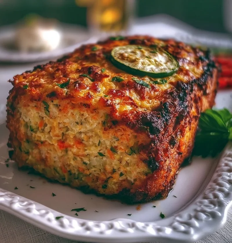 Polpettone di verdure colorato e gustoso, ideale per un pasto sano.