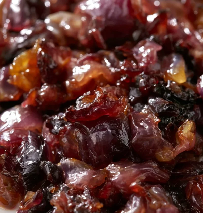 Piatto di radicchio di Treviso in saor, ricetta tradizionale veneta.