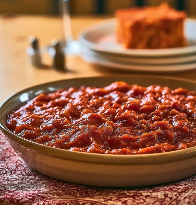 Piatto di Ragù alla Bolognese con pasta fresca e ingredienti tradizionali.