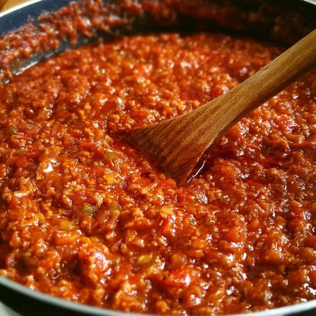 Piatto di pasta con ragù alla bolognese fatto in casa