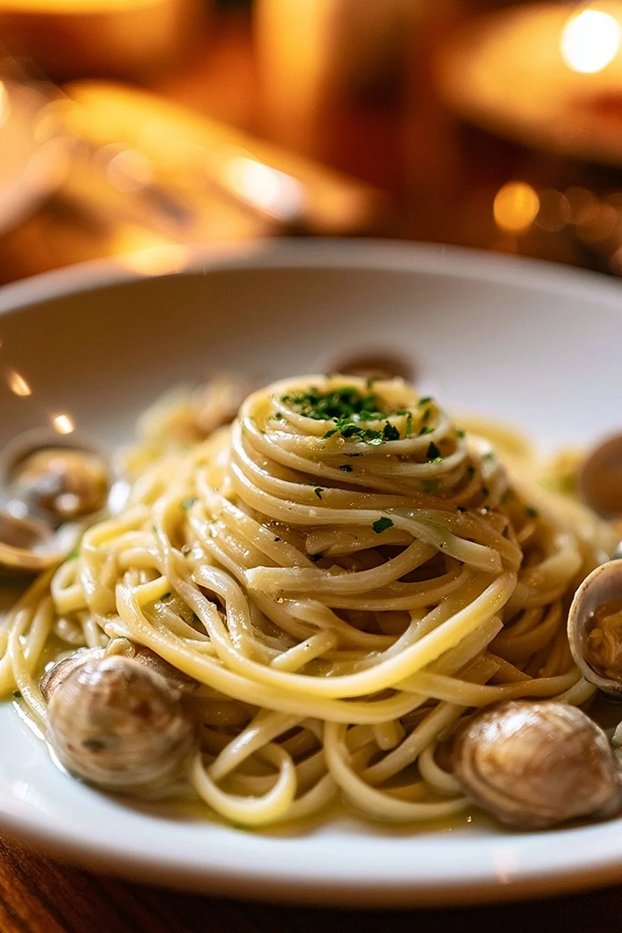 Spaghetti alle vongole veraci e lime