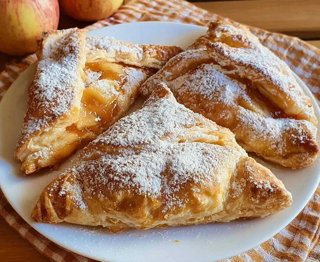 Spicchi di Sfoglia con Mele e Marmellata deliziosi e appettitosi