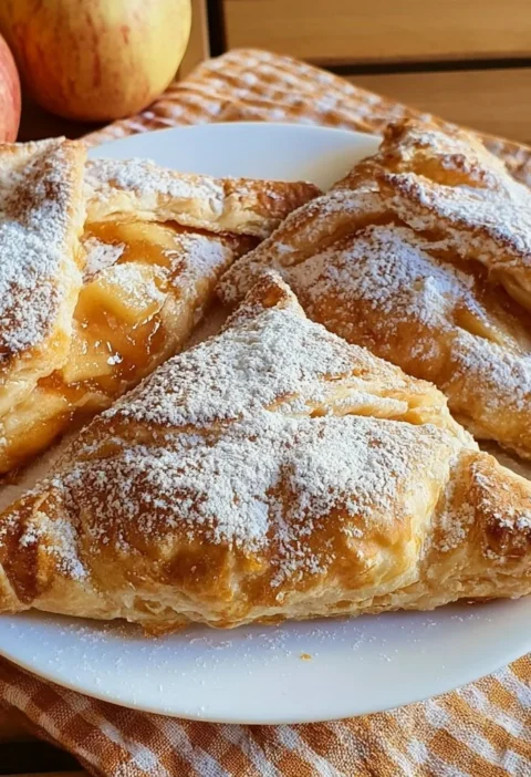 Spicchi di Sfoglia con Mele e Marmellata deliziosi e appettitosi