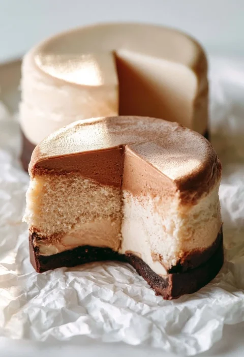 Immagine del famoso dessert italiano Spumone Salentino ricco di gusti e colori