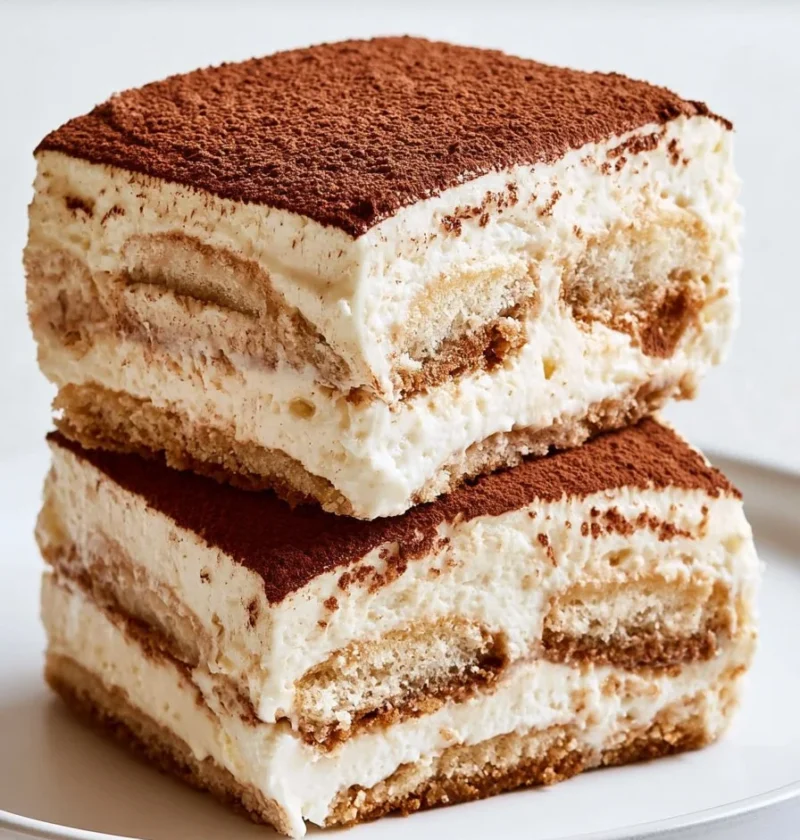 Tiramisù facile: dolce italiano classico a base di mascarpone e caffè.