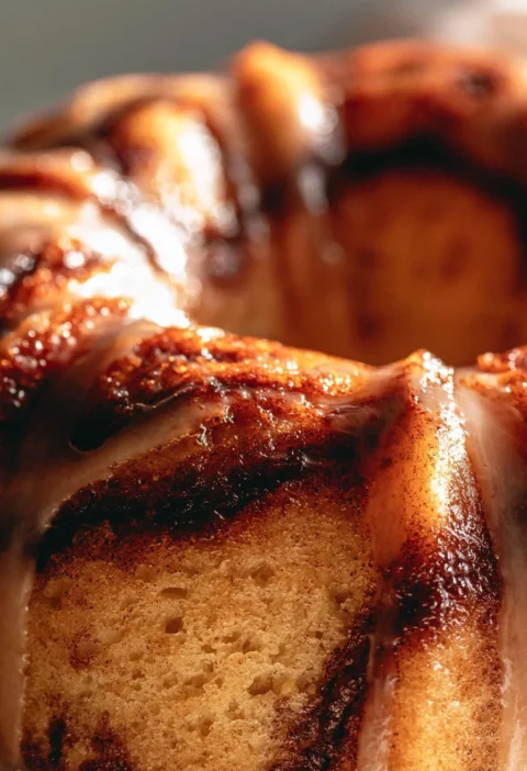 Torta Bundt Tiramisu decorata con cacao e cioccolato
