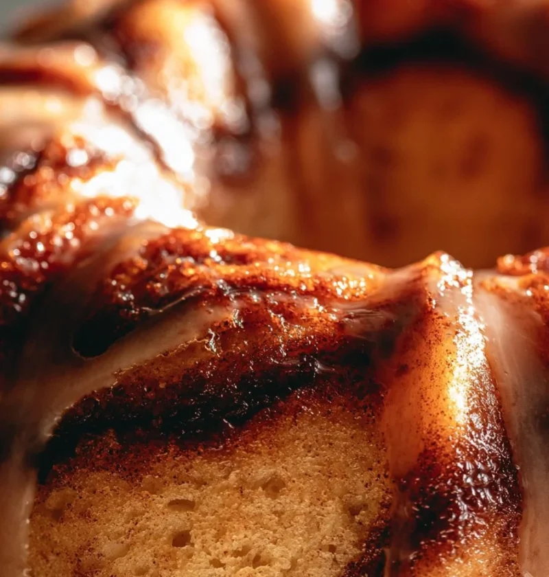 Torta Bundt Tiramisu decorata con cacao e cioccolato
