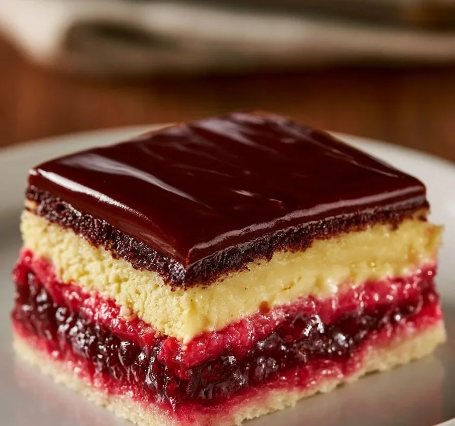 Torta di zuppa inglese con pan di spagna e crema, dolce tradizionale toscano