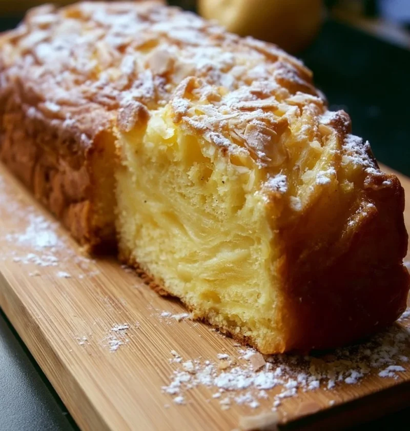 Fetta di torta di mele leggera su piatto bianco