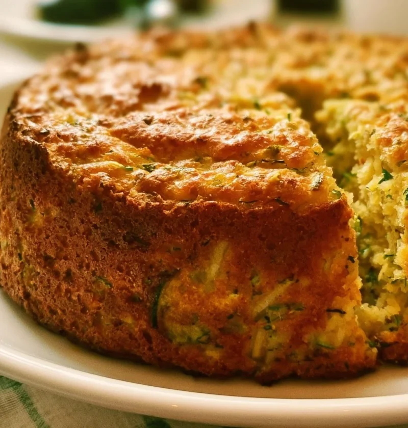 Torta Invisibile di Zucchine fresca e gustosa pronta da servire