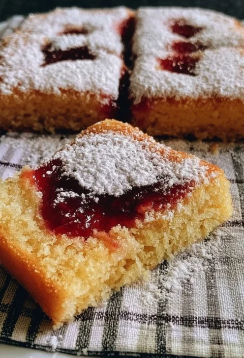 Torta Morbida con Confettura fresca e colorata