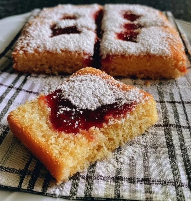 Torta Morbida con Confettura fresca e colorata