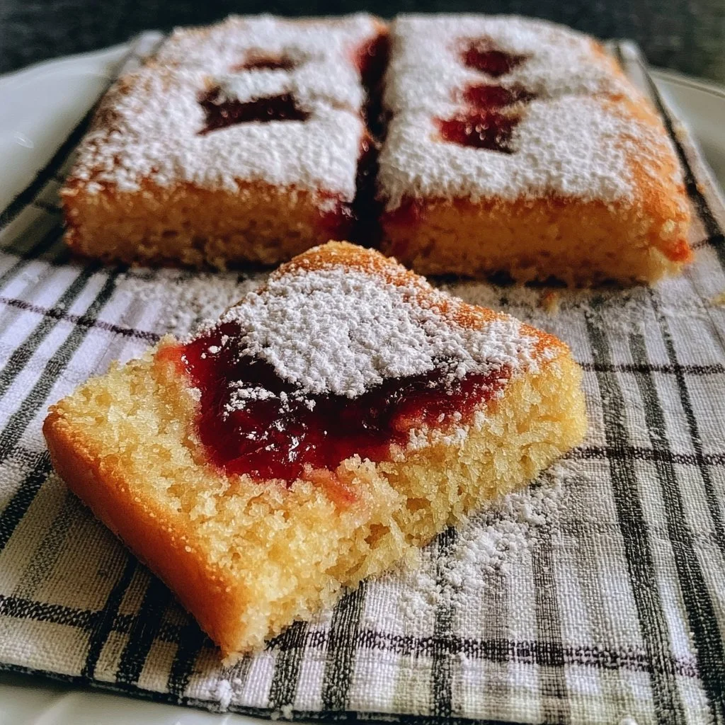Torta Morbida con Confettura fresca e colorata