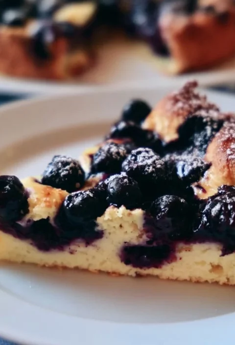 Torta Proteica ai Mirtilli, dolce ricco di proteine e sano