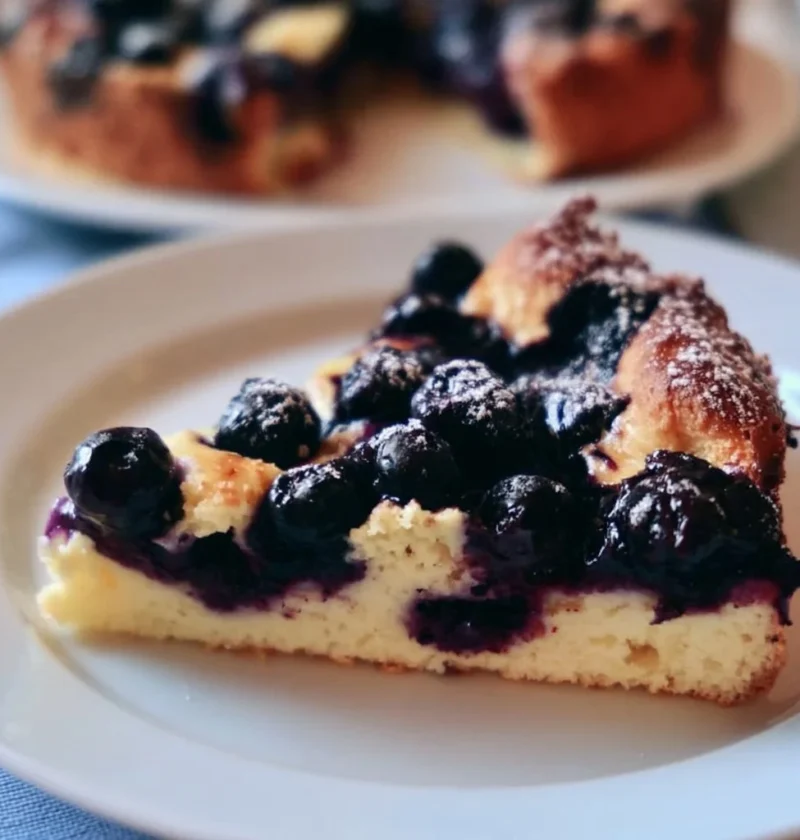 Torta Proteica ai Mirtilli, dolce ricco di proteine e sano