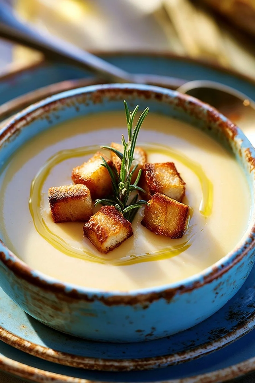 Vellutata di Cavolfiore con Patate e Porri | Zuppe gourmet, Zuppe dietetiche, Zuppe light