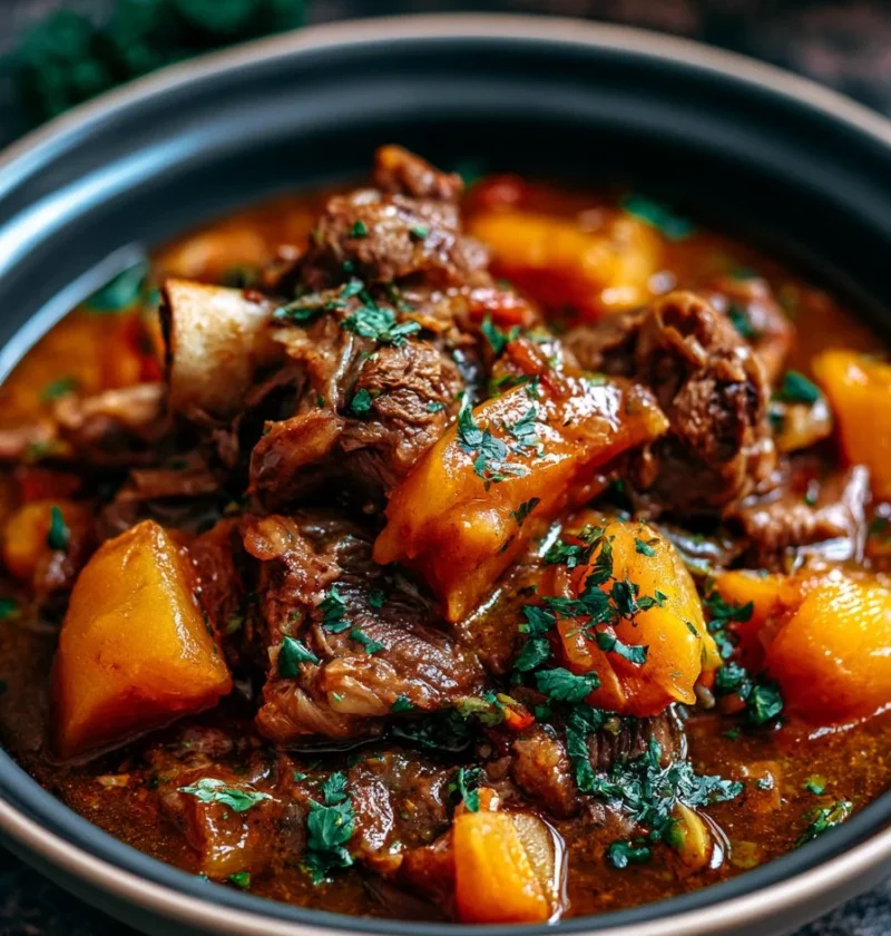 Agnello Brasato Lento con Mele Cotogne e Coriandolo, piatto tradizionale italiano