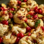 Cavolfiore arrosto con Amba e Tahini