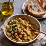 Stufato di pomodoro speziato e fagioli bianchi
