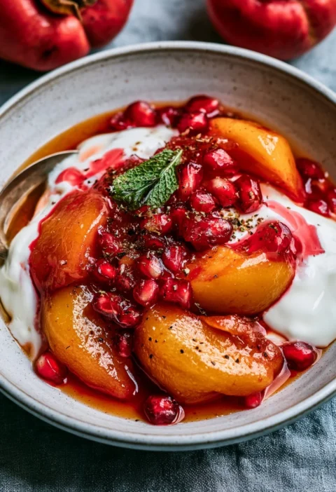 Cotogni Cotti con Melograno e Yogurt: dessert goloso e fresco