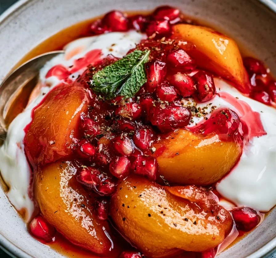 Cotogni Cotti con Melograno e Yogurt: dessert goloso e fresco