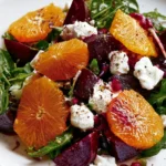 Insalata di zucca arrostita con feta e melograno