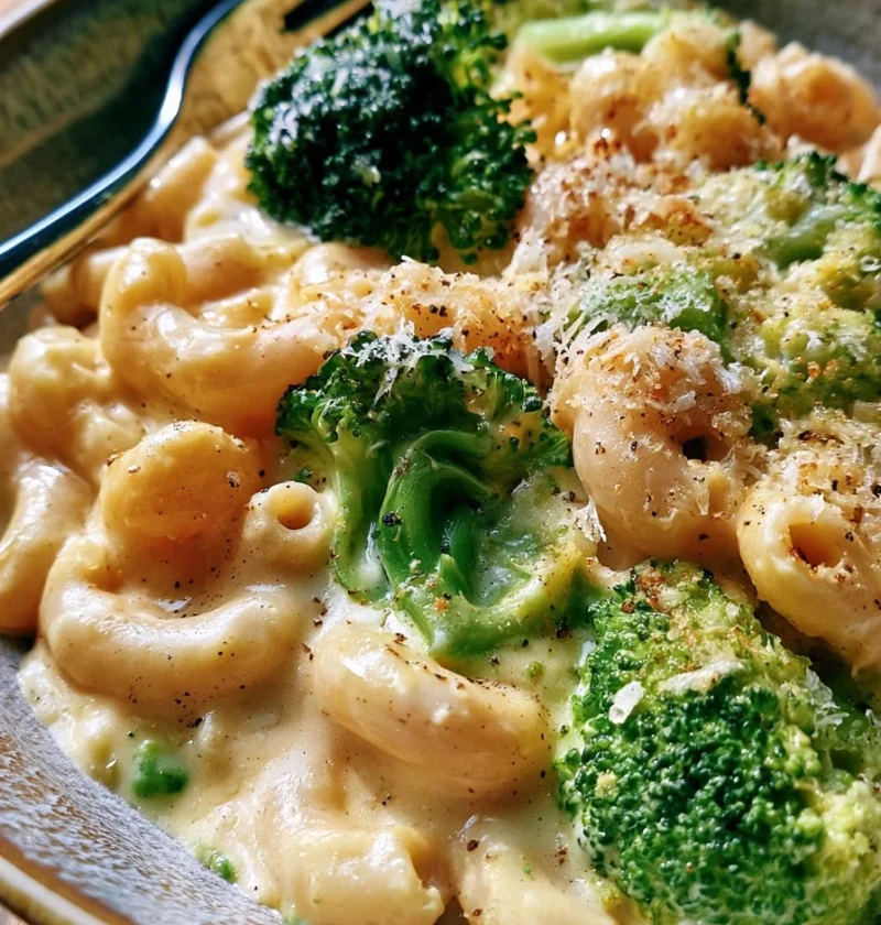 Mac e Formaggio con Broccoli e Comté, un piatto cremoso e saporito