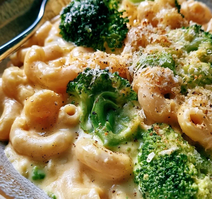 Mac e Formaggio con Broccoli e Comté, un piatto cremoso e saporito