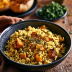 Freekeh con Carote Arrostite e Tahini