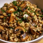 Orzo d’argento con porri, limone e erbe