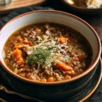 Zuppa di cavolfiore cremosa con crostini al miele