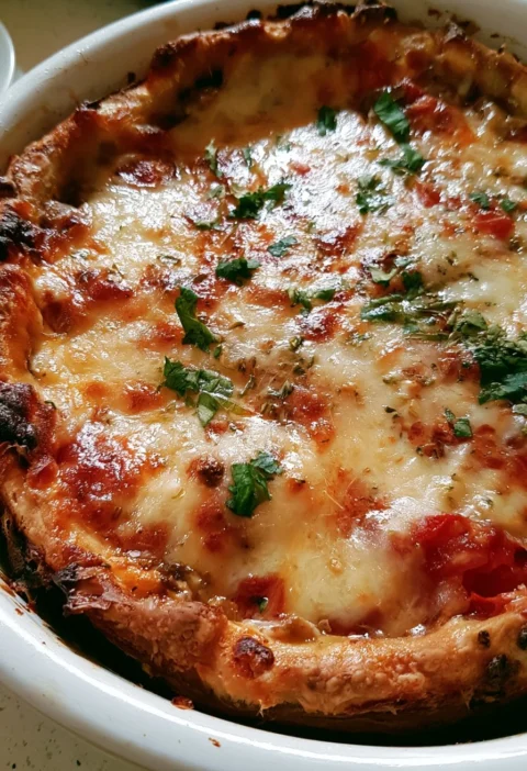 Torta di Melanzane alla Parmigiana pronta da servire