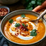 Zuppa Cremosa di Funghi con Ras el Hanout