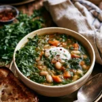 Zuppa di Lenticchie Rosse e Bietola al Limone