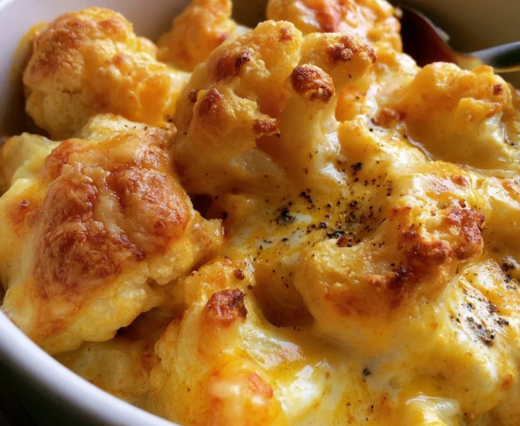 Cavolfiore al forno con curcuma e yogurt, un piatto salutare e gustoso.