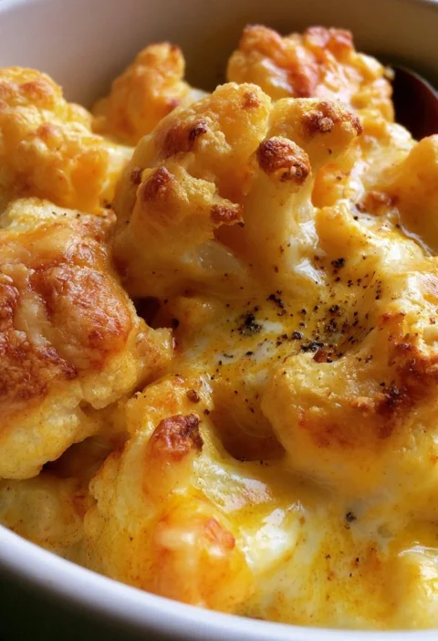 Cavolfiore al forno con curcuma e yogurt, un piatto salutare e gustoso.