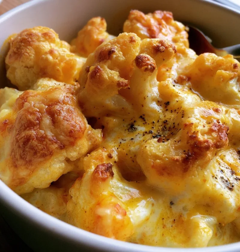 Cavolfiore al forno con curcuma e yogurt, un piatto salutare e gustoso.